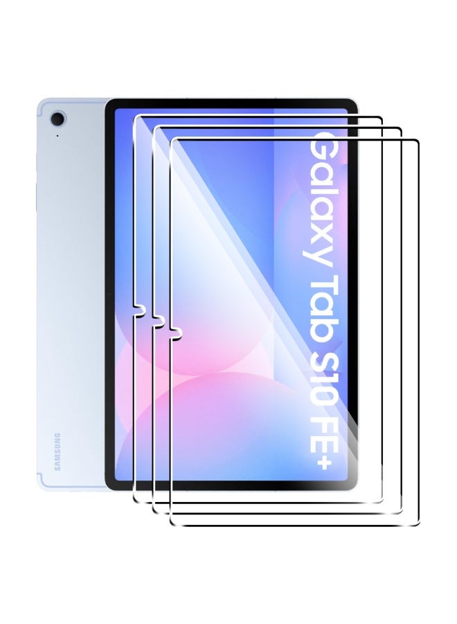 2 Pack Screen Protector For Samsung  Galaxy Tab S10 FE Plus , HD Tempered Glass Screen Protector Compatible withSamsung Galaxy Tab S10 FE Plus - Clear
